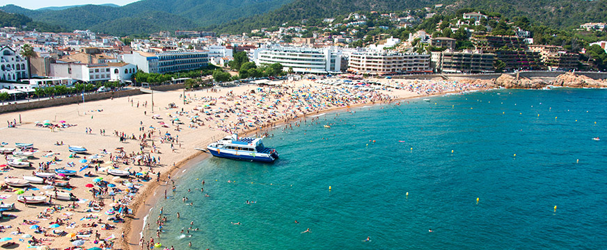 strand van tossa de mar