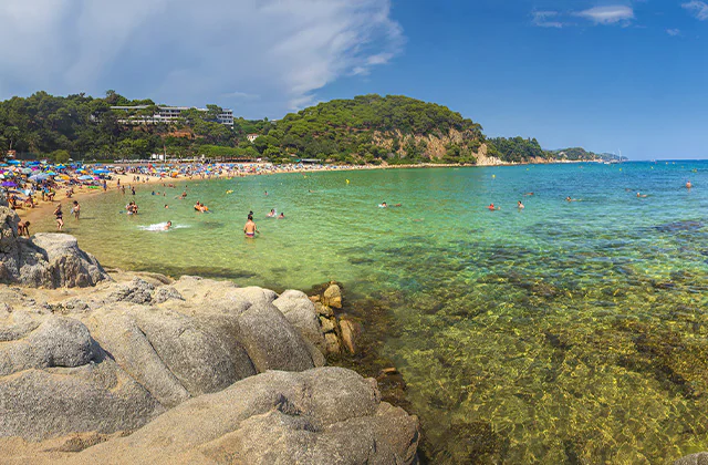 strand lloret de mar